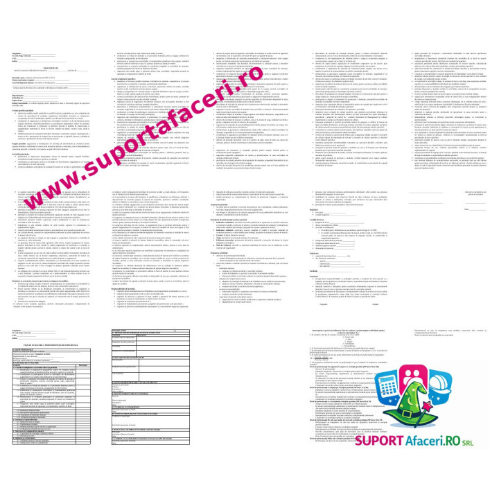 Fișa postului Animator de hotel – model editabil DOC