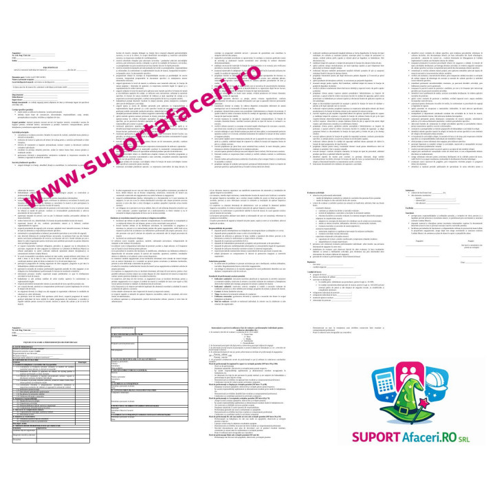 Fișa postului Coafor – model editabil DOC