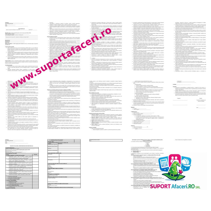 Fișa postului Crescător de păsări pentru ouă de consum – model editabil DOC