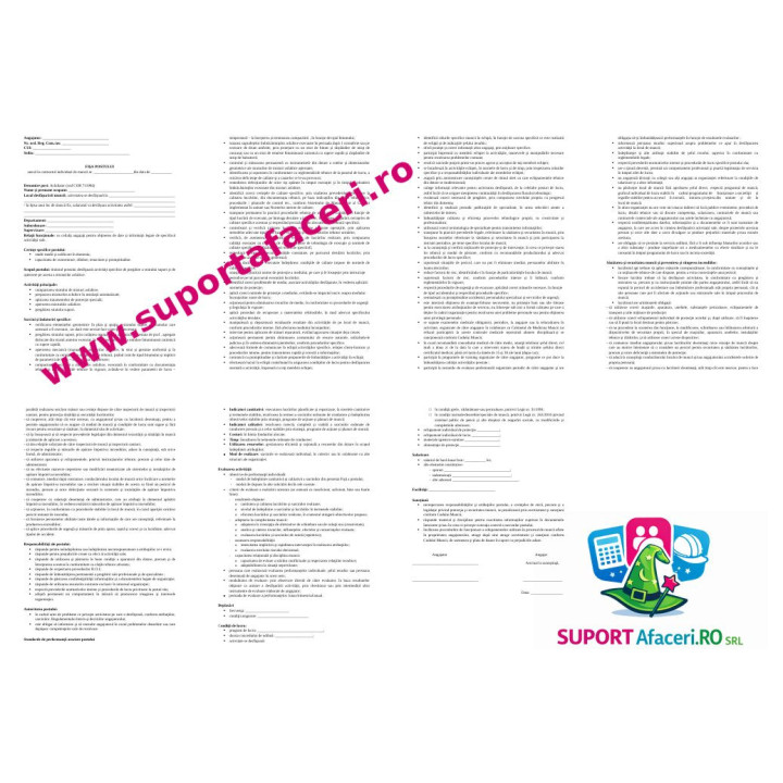 Fișa postului Asfaltator – model editabil DOC