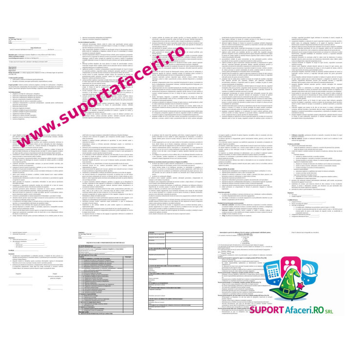 Fișa postului Confecționer-montator tâmplărie cu vitraj izolant – model editabil DOC