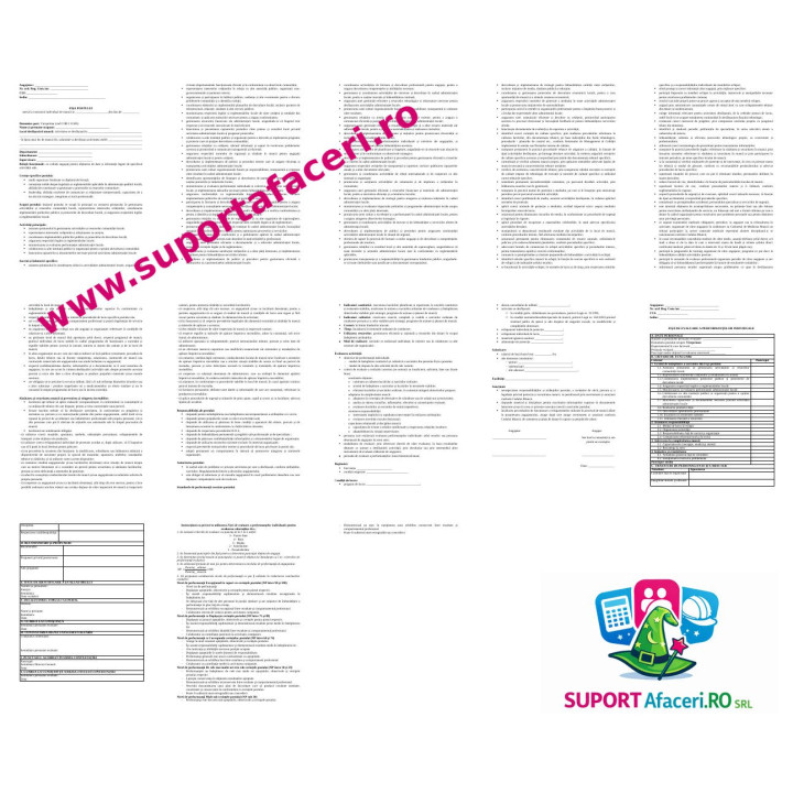 Fișa postului Viceprimar – model editabil DOC