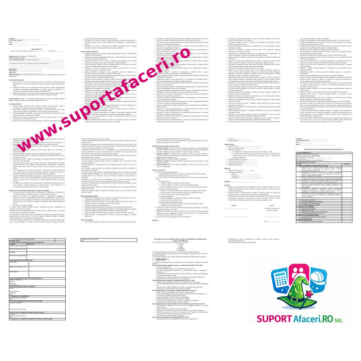 Fișa postului Morar lianți – model editabil DOC