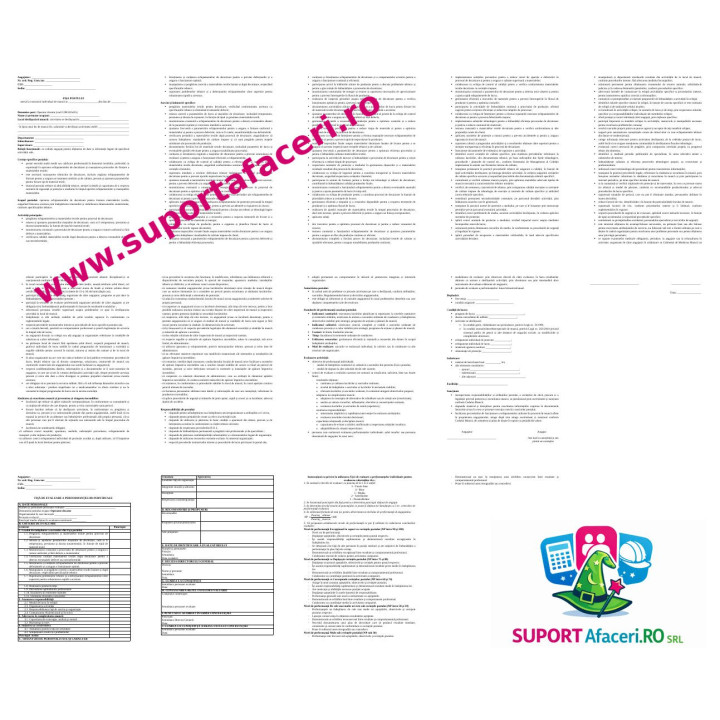 Fișa postului Operator decator – model editabil DOC