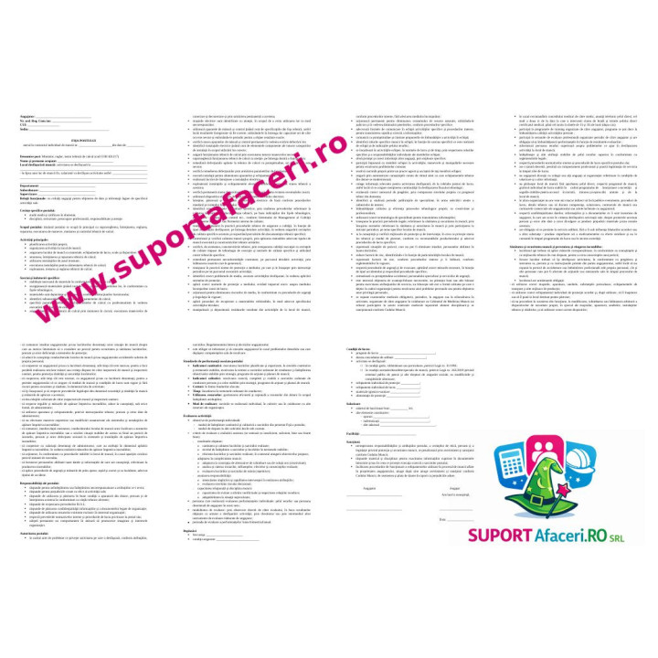 Fișa postului Montator, reglor, testor tehnică de calcul – model editabil DOC