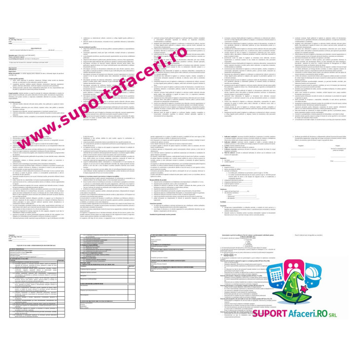 Fișa postului Editorialist – model editabil DOC