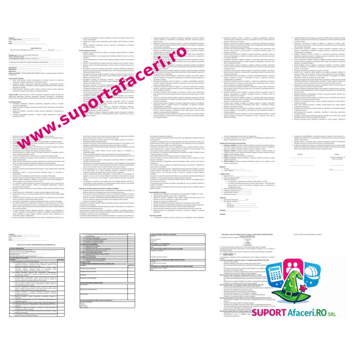 Fișa postului Secretar muzical – model editabil DOC