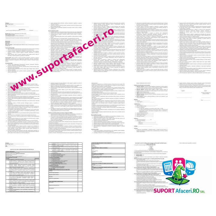 Fișa postului Tehnician electromecanic – model editabil DOC