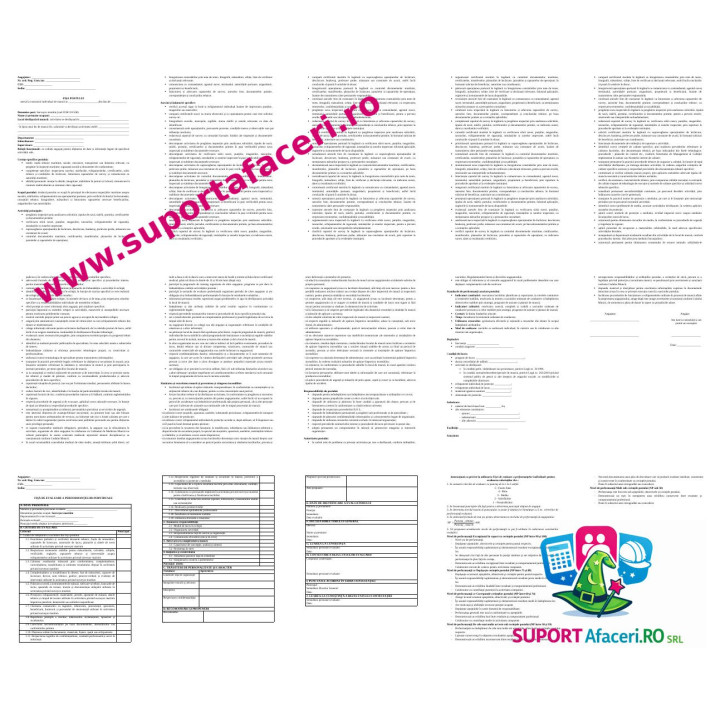 Fișa postului Surveyor maritim – model editabil DOC