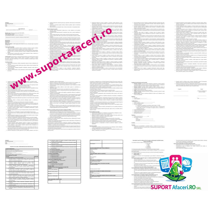 Fișa postului Tehnician proiectant – model editabil DOC