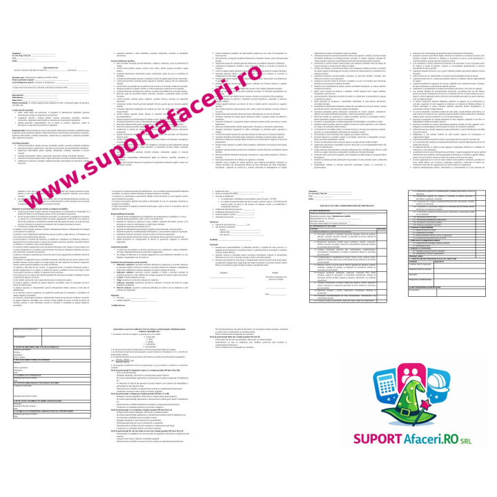 Fișa postului Administrator de condominii – model editabil DOC
