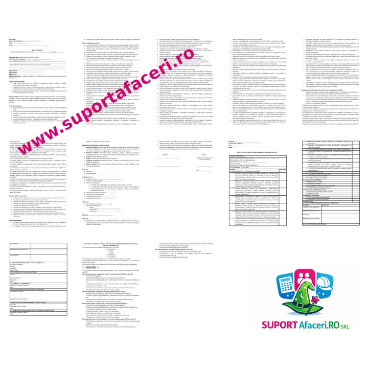 Fișa postului Instructor auto – model editabil DOC