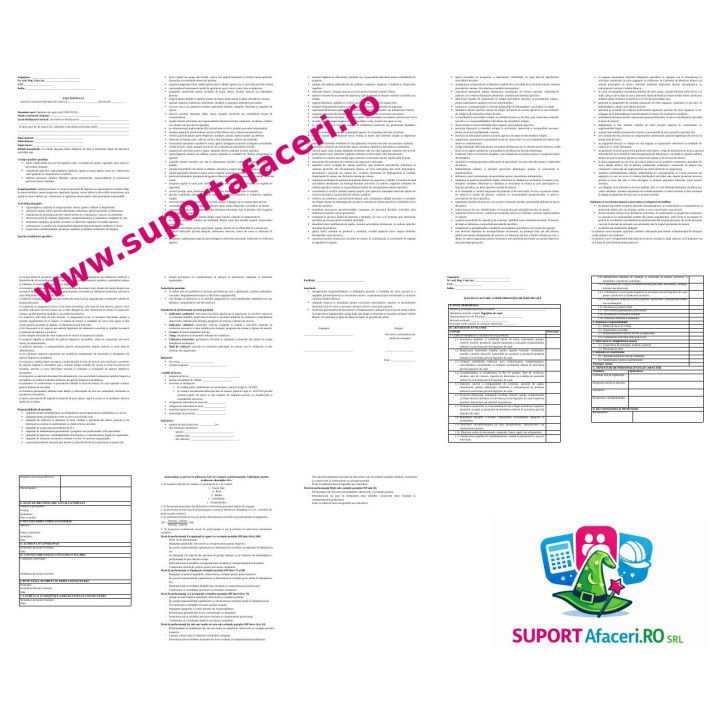 Fișa postului Îngrijitor de copii – model editabil DOC