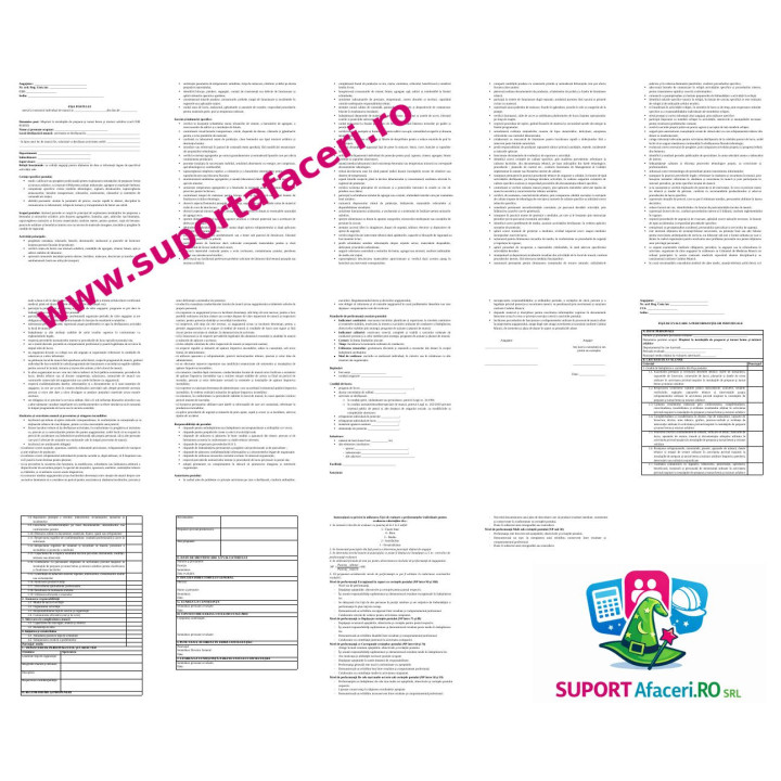 Fișa postului Mașinist la instalațiile de preparat și turnat beton și mixturi asfaltice – model editabil DOC