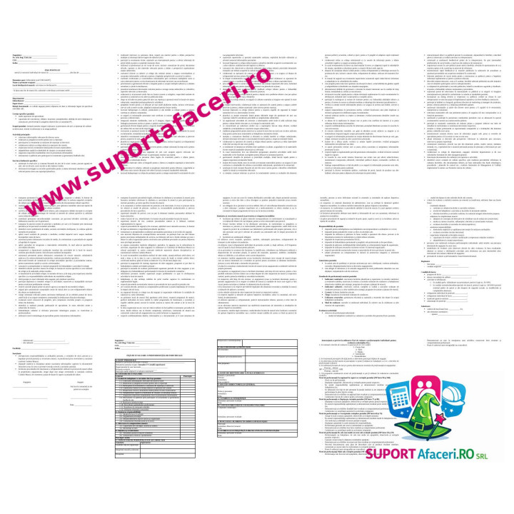 Fișa postului Jurnalist tv (studii superioare) – model editabil DOC
